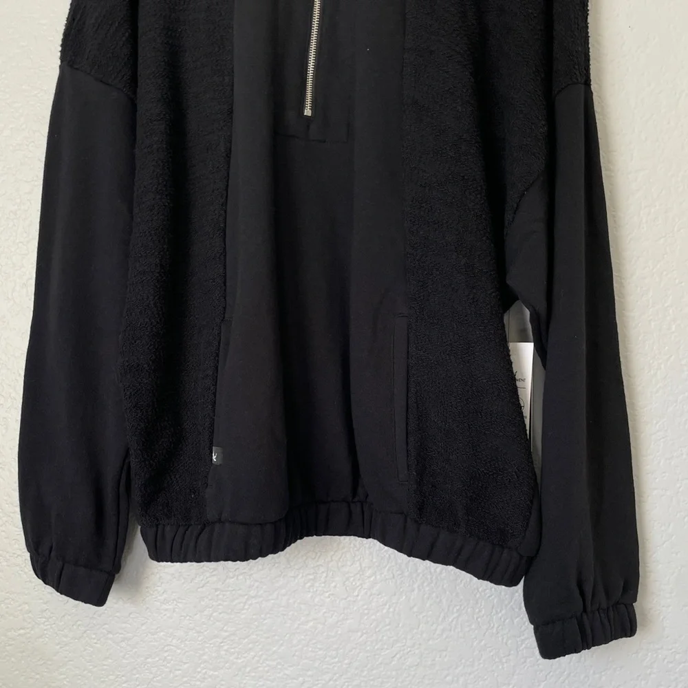 NWT GLYDER Complex Quarter Zip Terry Jacket